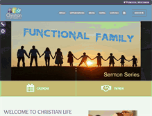 Tablet Screenshot of christianlifefamily.com